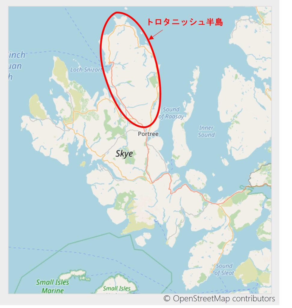 map of trotternish