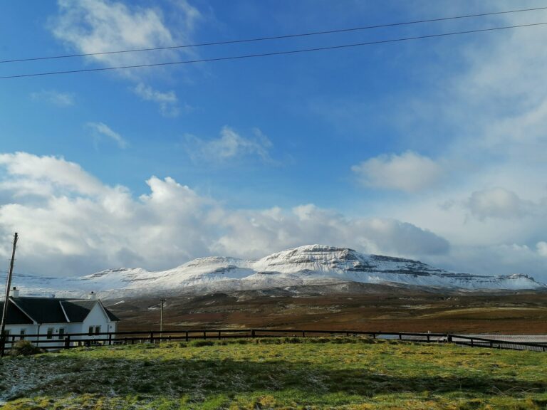 snow on Beinn Edra